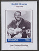 Dolantia (Fantasy) Big Bill Broonzy imperf deluxe sheetlet on glossy card (75 x 103 mm) unmounted mint