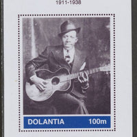 Dolantia (Fantasy) Robert Johnson imperf deluxe sheetlet on glossy card (75 x 103 mm) unmounted mint