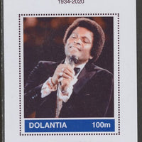 Dolantia (Fantasy) Charley Pride imperf deluxe sheetlet on glossy card (75 x 103 mm) unmounted mint