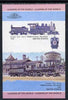 St Vincent - Grenadines 1984 Locomotives #1 (Leaders of the World) 5c (4-4-0 Class D13) imperf se-tenant proof pair in issued colours but value & Country omitted (as SG 271a) unmounted mint