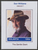 Dolantia (Fantasy) Don Williams imperf deluxe sheetlet on glossy card (75 x 103 mm) unmounted mint