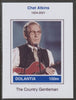 Dolantia (Fantasy) Chet Atkins imperf deluxe sheetlet on glossy card (75 x 103 mm) unmounted mint