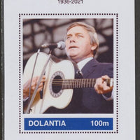 Dolantia (Fantasy) Tom T Hall imperf deluxe sheetlet on glossy card (75 x 103 mm) unmounted mint