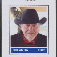 Dolantia (Fantasy) Bobby Bare imperf deluxe sheetlet on glossy card (75 x 103 mm) unmounted mint