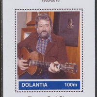 Dolantia (Fantasy) Tompall Glaser imperf deluxe sheetlet on glossy card (75 x 103 mm) unmounted mint