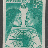 Senegal 1970 International Education Year 40f colour trial in green unmounted mint, as SG 444