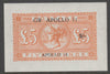 Cinderella - Great Britain 5s on £5 orange (facsimile) overprinted Apollo 11 - Apollo 14 unmounted mint