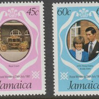 Jamaica 1981 Royal Wedding (Charles & Diana) perf set of 4 mintunmounted mint, SG 316-19