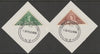 New Zealand 1943 Health - Princesses Triangular set of 2 (SG 636-37) on individual pieces each with full strike of Madame Joseph forged postmark type 290