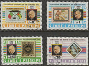 St Thomas & Prince Islands 1980 Rowland Hill set of 4 fine cds used
