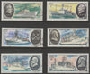Russia 1979 Soviet Scientific Research Ships set of 6 fine cds used, SG 4948-53, Mi 4906-11