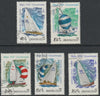 Russia 1978 Olympic Sports #4 (Sailing) set of 5 fine cds used, SG 4820-24, MI 4781-85