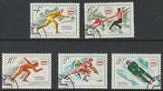 Russia 1976 Innsbruck Winter Olympics (1st series) set of 5 fine cds used, SG 4482-86, Mi 4444-48