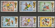 Togo 1974 Football World Cup perf set of 6 fine cds used, SG 982-977