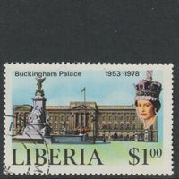 Liberia 1978 Coronation 25th Anniversary set of 3 fine cds used, SG 1348-50