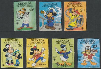 Grenada - Grenadines 1979 International Year of The Child - Walt Disney Characters short set of 7 to 10c unmounted mint, SG 354-60