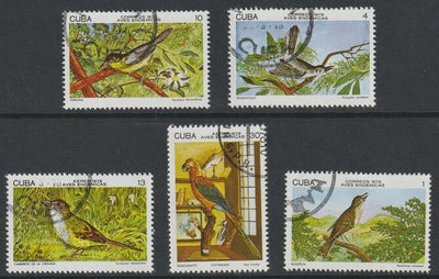 Cuba 1978 Birds set of,5 fine cds used, SG 2437-41