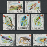 Yemen - Royalist 1969 Birds set of,8 fine cds used, Mi,763-770