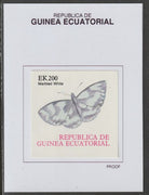 Equatorial Guinea 1977 Butterflies EK200 (Marbled White) proof in issued colours mounted on small card - as Michel 1204