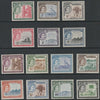 Gambia 1953 QEII Pictorial def set (ex 2s) 14 values lightly mounted SG 171-85 (cat £100)