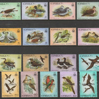 Kiribati 1982 Birds def set complete ex 55c, overprinted SPECIMEN unmounted mint as SG 163-78