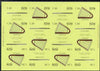 Abkhazia 1999 Musical Instruments #1 imperf sheetlet of 16 containing 8 sets of 2 arranged in Tete-beche format, unmounted mint