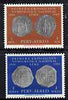 Peru 1959 National Numismatic Exhibition set of 2, SG 845-46 unmounted mint*