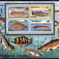 Nigeria 1991 Fishes perf m/sheet unmounted mint, SG MS 616