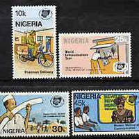 Nigeria 1983 World Communications Year set of 4, SG 455-58 unmounted mint*