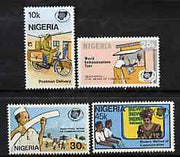 Nigeria 1983 World Communications Year set of 4, SG 455-58 unmounted mint*
