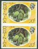 Dominica 1975-78 Mango Longue 20c unmounted mint imperforate pair (as SG 499)