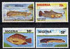 Nigeria 1991 Fishes perf set of 4 unmounted mint, SG 612-15*