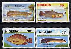 Nigeria 1991 Fishes perf set of 4 unmounted mint, SG 612-15*