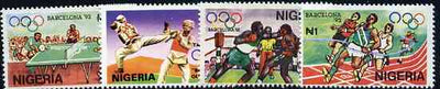 Nigeria 1992 Barcelona Olympic Games (1st issue) set of 4 unmounted mint, SG 619-22*