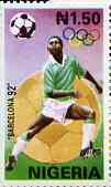 Nigeria 1992 Barcelona Olympic Games (2nd issue - Football) unmounted mint SG 624*