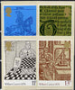Great Britain 1976 500th Anniversary of British Printing set of 4 PHQ cards unused and pristine
