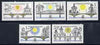 Czechoslovakia 1978 'Praga 78' Stamp Exhibition (8th series - Bridges) set of 6 unmounted mint, SG 2407-12, Mi 2445-50