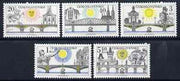 Czechoslovakia 1978 'Praga 78' Stamp Exhibition (8th series - Bridges) set of 6 unmounted mint, SG 2407-12, Mi 2445-50