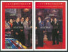 Abkhazia 1997 Hong Kong Handover Ceremony (Prince Charles, Tung & Jiang Zimin & Tony Blair with Britannia & Fireworks in background, set of 2 perf souvenir sheets (each 2500 value) unmounted mint