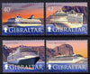 Gibraltar 2008 Cruise Ships - 4th series perf set of 4 unmounted mint SG 1286-89
