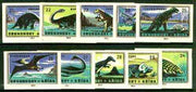 Match Box Labels - 10 Prehistoric Animals (part 3 of 4 nos 21-30), superb unused condition (Czechoslovakian Solo Match Co)