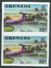 Grenada 1975 Pearls Airport 35c unmounted mint imperforate pair (as SG 661)