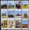 Match Box Labels - complete set of 12 Military very fine unused condition (Landmacht series)