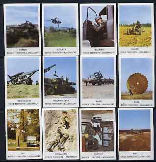 Match Box Labels - complete set of 12 Military very fine unused condition (Landmacht series)