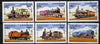 Cambodia 1997 Locomotives complete perf set of 6 values cto used SG 1664-69