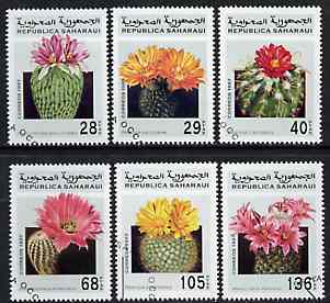 Sahara Republic 1997 Cacti complete perf set of 6 values cto used
