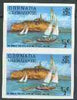 Grenada - Grenadines 1975 Yachts 1/2c unmounted mint imperforate pair (as SG 111)