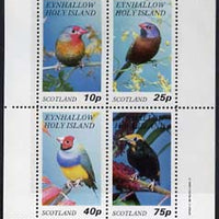 Eynhallow 1982 Birds #14 perf,set of 4 values (10p to 75p) unmounted mint