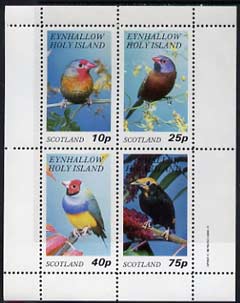 Eynhallow 1982 Birds #14 perf,set of 4 values (10p to 75p) unmounted mint