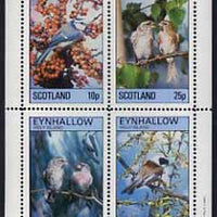 Eynhallow 1981 Birds #15 perf,set of 4 values (10p to 75p) unmounted mint